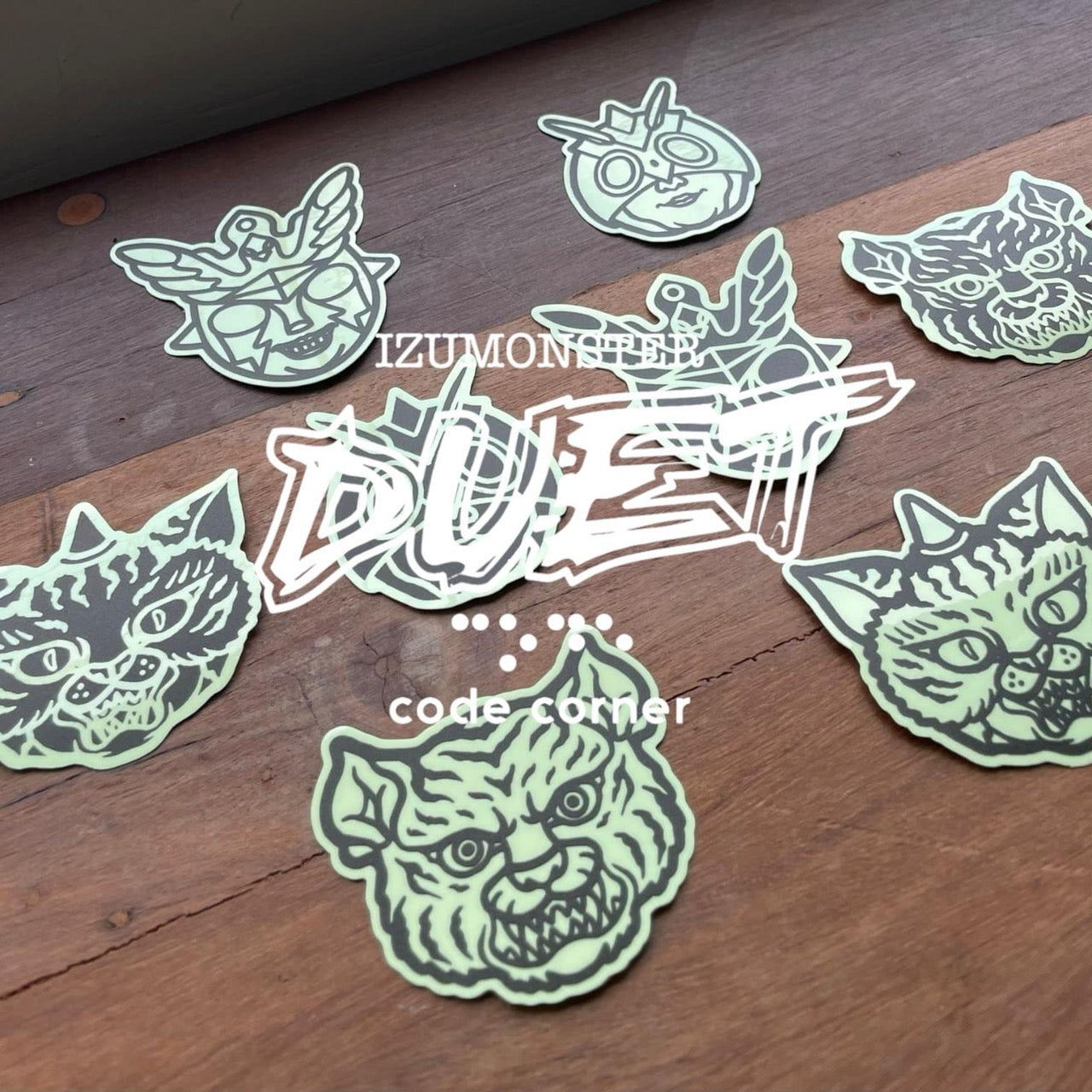 Izumonster "DUET" G.I.D. sticker Pack (Random - 8types)